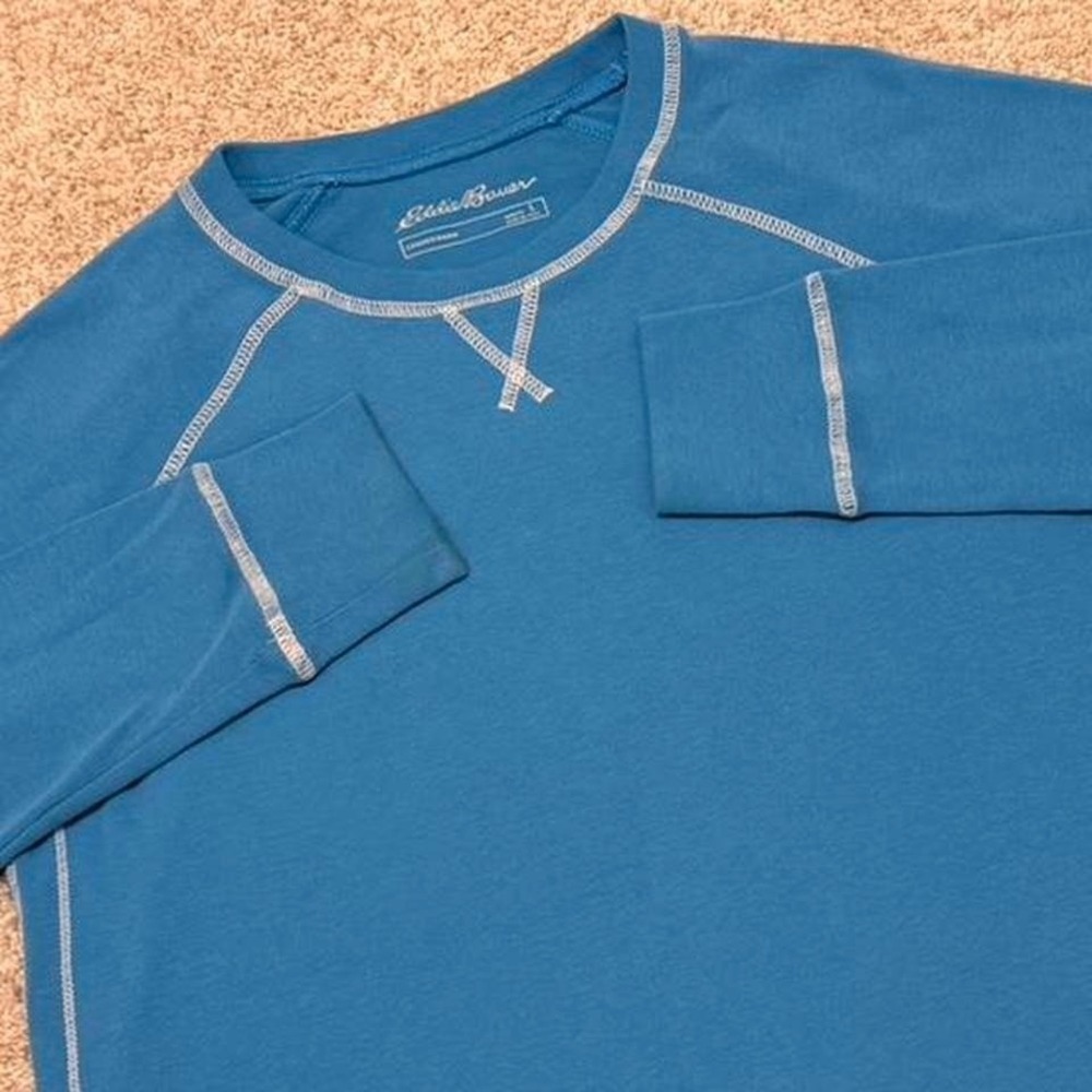 Y2K Vintage Eddie Bauer Legendwash Crewneck Sweatshirt | Blue | L‎